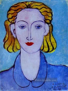  fauvismus - Junge Frau in einem blauen Bluse Porträt von Lydia Delectorskaya der Sekretär 1939 Fauvismus s Artist